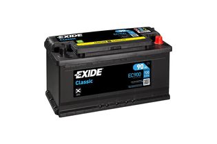 Exide Classic EC900 90 A/h 720 A R+ 353x175x190 мм