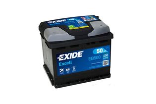 Exide Excell EB500 50 A/h 450 A R+ 207x175x190 мм