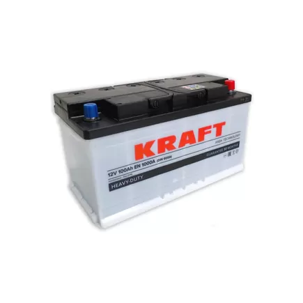 Kraft 100 A/h 1000 A R+ 353x175x190 мм