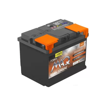 POWERMAQ 6CT-60 60 A/h 550 A L+ 242x175x190 мм