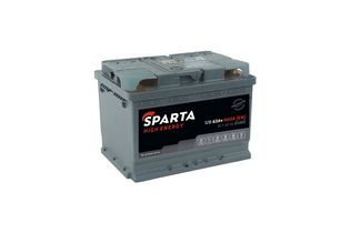Sparta High Energy 63 A/h 660 A R+ 242x175x190 мм