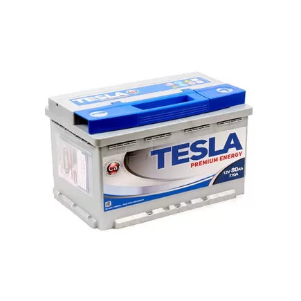 Tesla Premium Energy 80 A/h 770 A R+ 278x175x190 мм