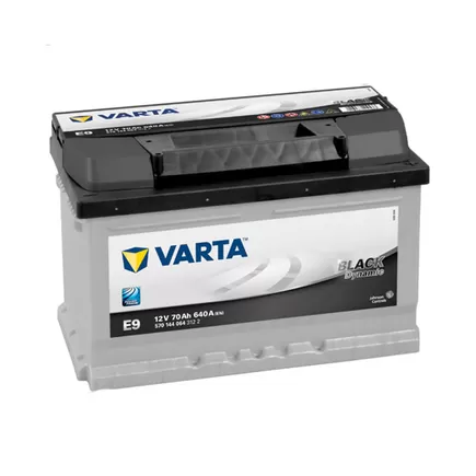 Varta Black Dynamic E9 70 А/h 640 А R+ 278x175x175 мм