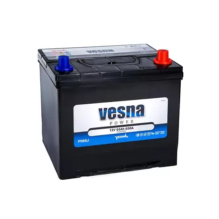 Vesna Power Asia PO65J 65 A/h 650 A R+ 230x170x220 мм