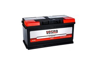 Vesna Premium 100 A/h 900 А R+ 353x175x175 мм (Низкий)