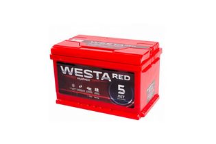 Westa Red 70 A/h 680 A R+ 6CT-70 278x175x190 мм
