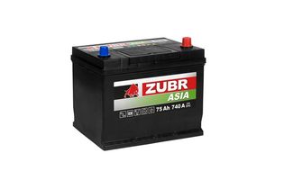 Zubr Asia Premium 75 A/h 740 А R+ 260x173x225 мм