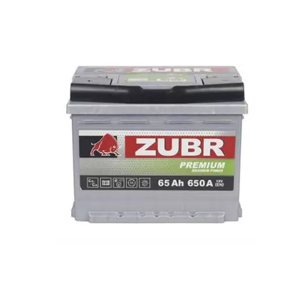 Zubr Premium 65 A/h 650 А R+ 242x175x175 мм