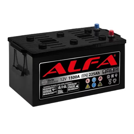 ALFA Truck 225 A/h 1500 А L+ 518x274x223 мм