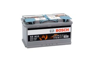 Bosch S5 AGM 80 А/h 800 А R+ 315x175x190 мм
