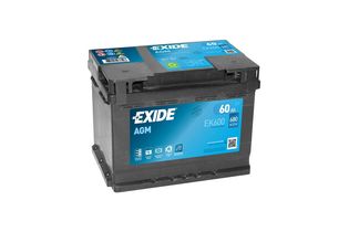 EXIDE Start-Stop AGM EK600 60 A/h 680A R+ 242x175x190 мм