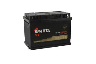 Sparta +EFB 75 A/h 750 A R+ 278x175x190 мм