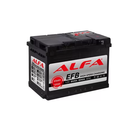ALFA EFB 80 R 80 A/h 800 A R+ 278x175x190 мм