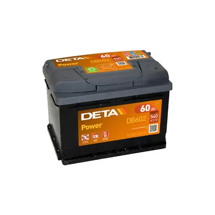 DETA Power DB602 60 A/h 540 А R+ 242x175x175 мм