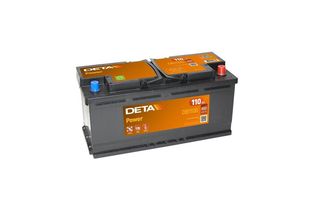 Deta Power DB1100 110 A/h 850 A R+ 393x175x190 мм