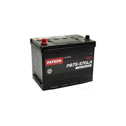 Patron Asia PB75-570LA 75 A/h 570 A L+ 260x175x220 мм