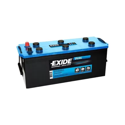 EXIDE DUAL ER660 140 A/H 660WH 750A L+ 513x189x223 мм