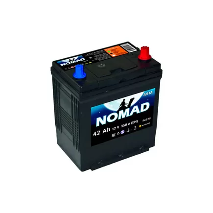Nomad Asia 42 A/h 350 A R+ 187x127x220 мм