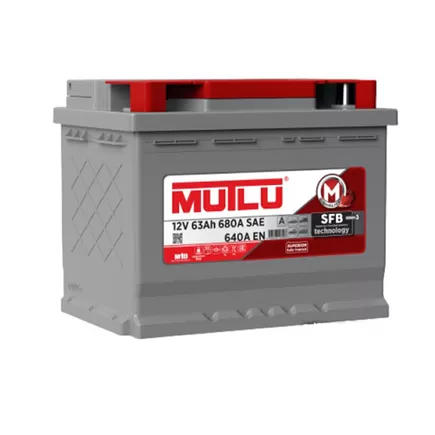 MUTLU LB 63 А/h 640 А R+ 242x175x175 мм