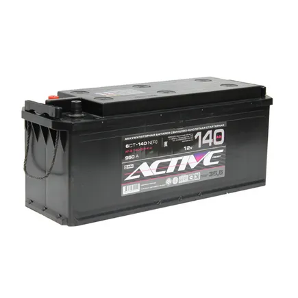 AkTex Active Frost 140 A/h 950 А L+ 6СТ-140e 514x175x210 мм