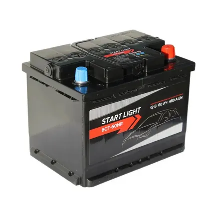 Start.Light 6СТ-60e 60 A/h 480 A R+ 242x175x190 мм