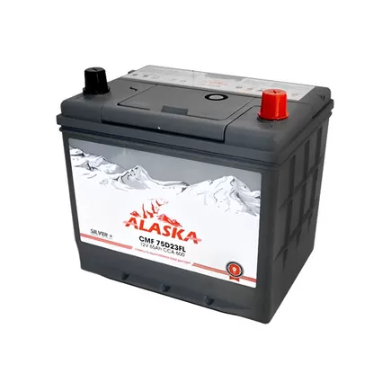 Alaska CMF 75D23L 65 A/h 600 A R+ 230x175x200(220) mm