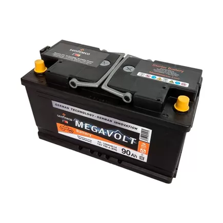 Megavolt 90 A/h 760 A R+ 353x175x190 мм