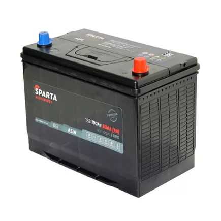 Sparta High Energy Asia 100 A/h 800 A R+ 310x175x200(220) mm