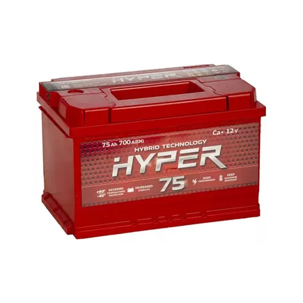 Hyper 75 A/h 700 A R+ 278х175х175 мм (низкий)