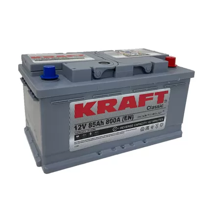 Kraft Classic 85 R 85 A/h 800 A R+ 315x175x175 мм