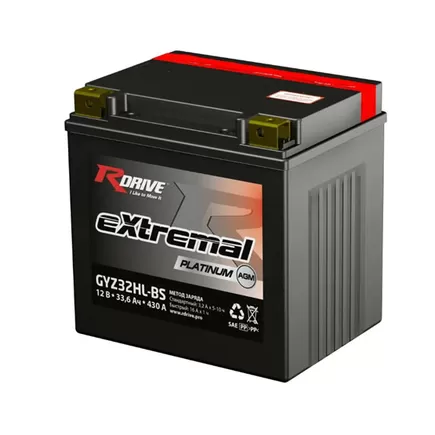 RDrive eXtremal Platinum GYZ32HL-BS 33.6 A/h 430 А R+ 165x126x174 мм