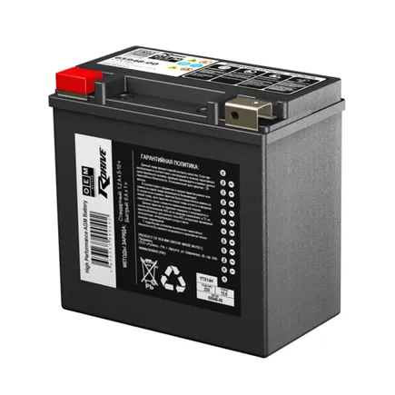RDrive OEM YTX14H 12 A/h 225 A L+ 65948-00 Harley Davidson 150x87x148 мм