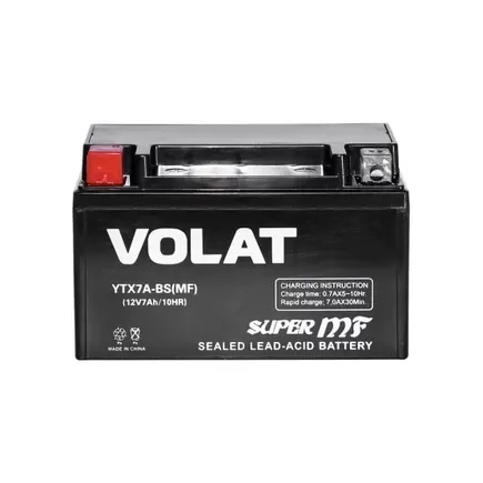 VOLAT YTX7A-BS MF  7 A/h 105 A L+ 150х87х93 мм