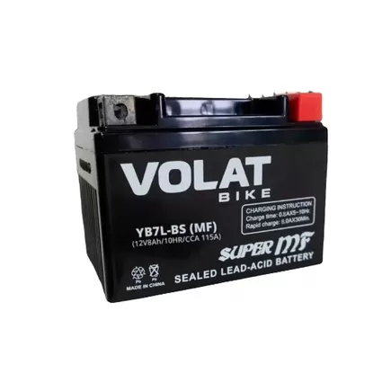 VOLAT YB7L-BS MF 7 A/h 100 A  R+ 137х76х128 мм