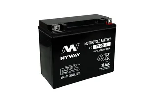 MyWay YT20L-4 MF 20 A/h 300 A R+ 177x88x155 мм