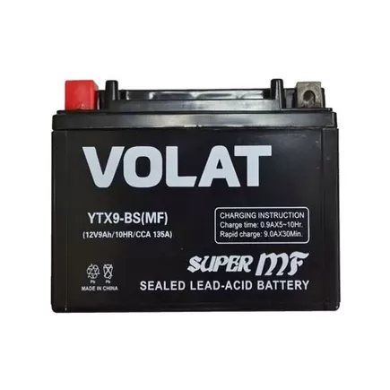 VOLAT YTX9-BS MF  9 A/h 135 A L+ 150х87х105 мм
