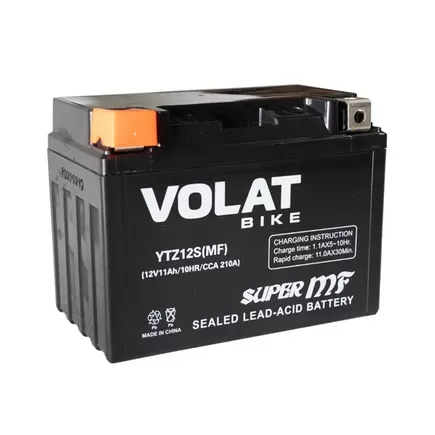 VOLAT YTZ12S MF 11 A/h 210 A L+ 150х87х110 мм