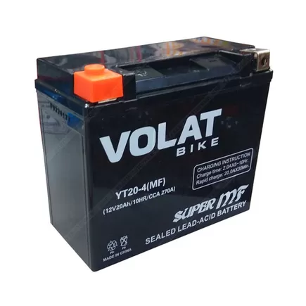 VOLAT YT20-4 MF 20 A/h 270 A L+ 175x87x155 мм