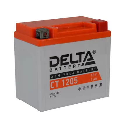 Delta AGM СТ 1205 5 A/h 80 A R+ 113x70x105 мм