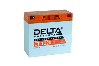 Delta AGM СТ 1220.1 20 A/h 260 A R+ 181x77x167 мм