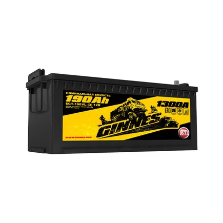 GINNES 6СТ-190.3 (190 Ah 1300A L+) 512x222x218 мм