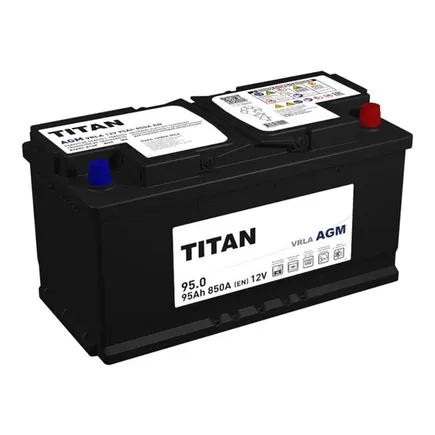 Titan AGM L5 95 A/h 850 A R+ 353x175x190 мм