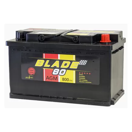 Blade AGM 80 A/h 800 A R+ 315x175x190 мм