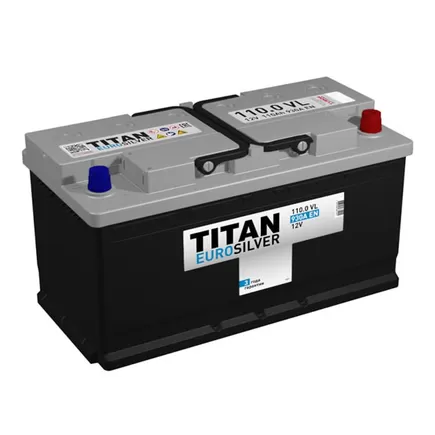 Titan Eurosilver L5 110 A/h 930 А R+ 353x175x190 мм