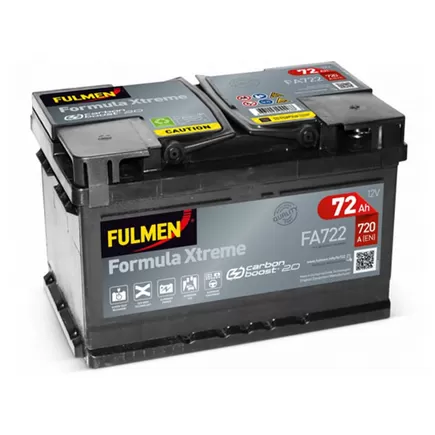 Fulmen Formula Xtreme FA722 72 A/h 720 A R+ 278x175x175 мм