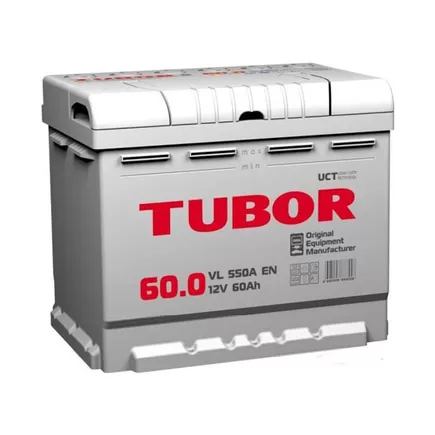 Tubor OEM 60 A/h 550 A R+ 242x175x190 мм