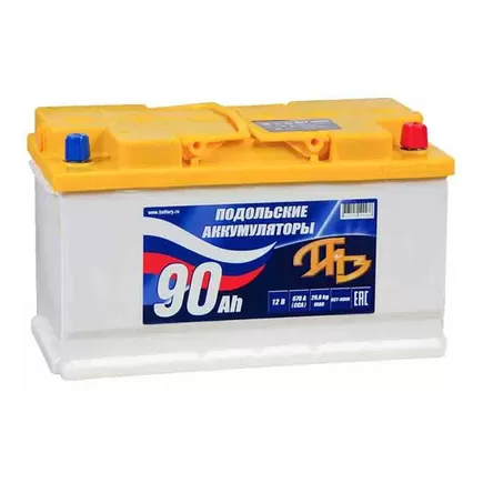 Подольские аккумуляторы 90 A/h 780 А R+ 353x175x190 мм