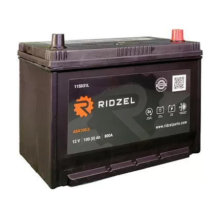 Ridzel ABA 100.0 100 A/h 800 A R+ 115D31L 310x175x200 мм