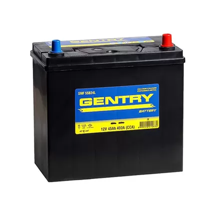 Gentry Asia 45 A/h 400 A R+ (55B24L) 238x128x220 mm