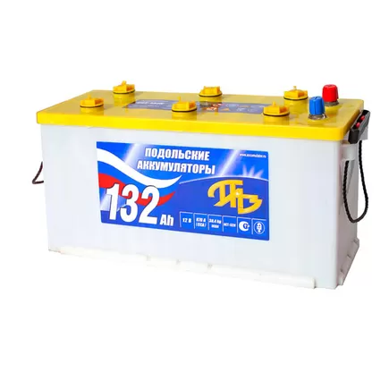 Подольские аккумуляторы 132 A/h 870 А L+ 512x188x218 мм